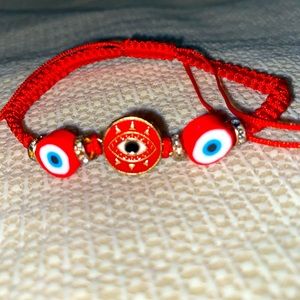 Evil eye red bracelet